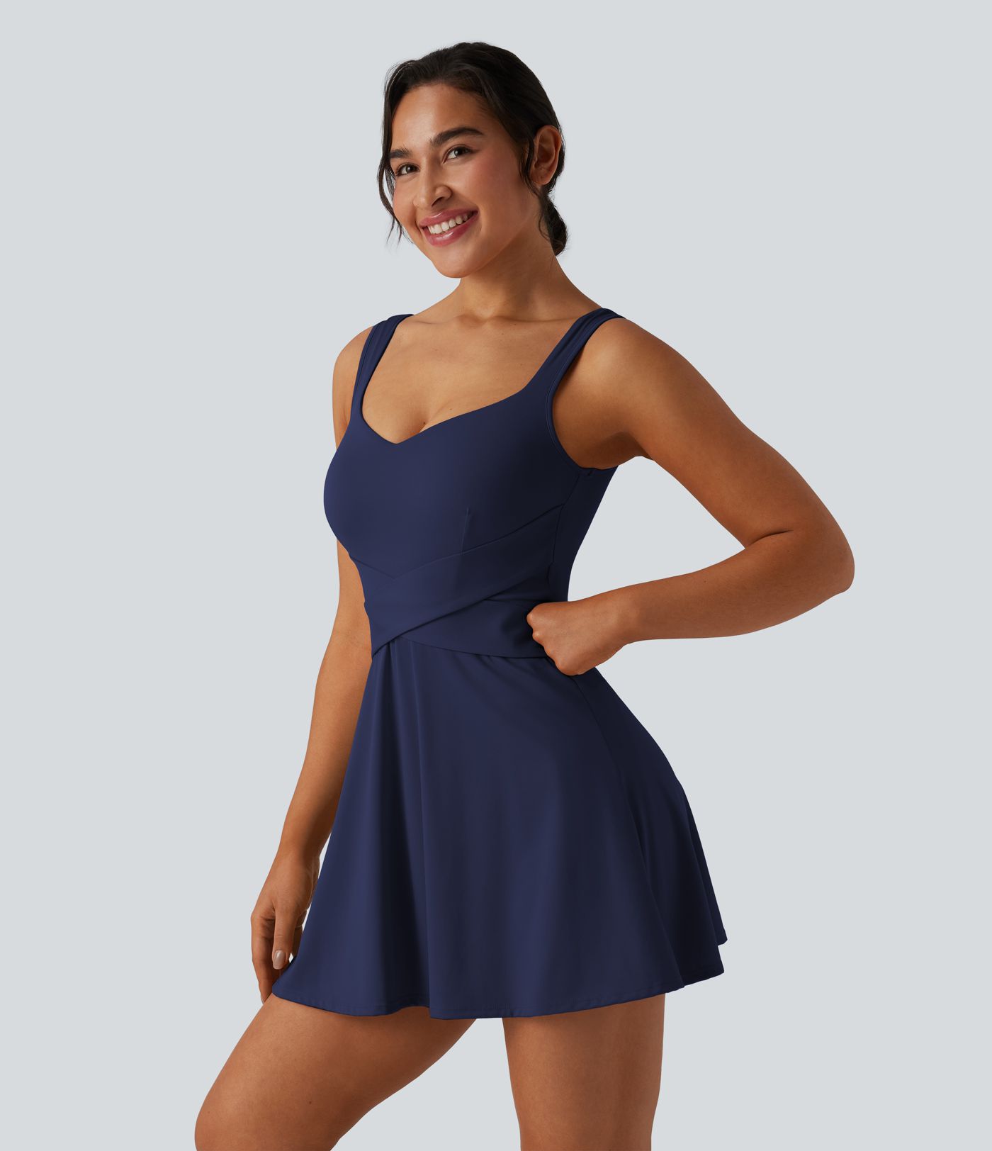 SoftlyZero™ Airy 2-in-1 Cool Touch Mini Tennis Active Dress with Pocket-Easy Peezy Edition-UPF50+ SoftlyZero™ Airy 2-in-1 Cool Touch Mini Tennis Active Dress with Pocket-Easy Peezy Edition-UPF50+