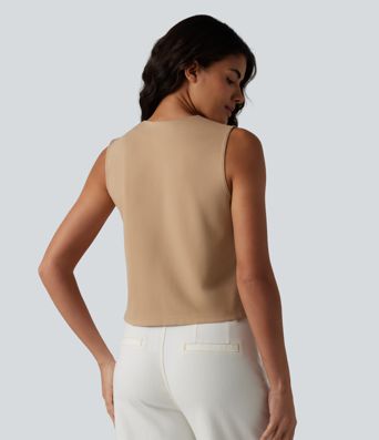 Round Neck Casual Vest