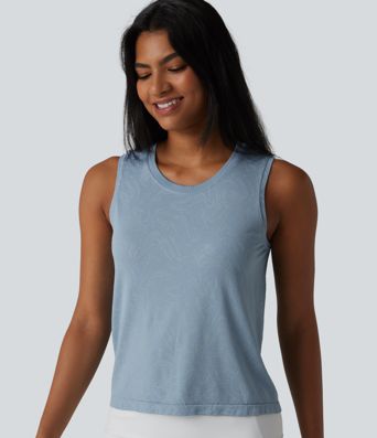 OneForm Seamless Flow Round Neck Running Tank Top