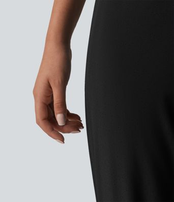 2-in-1 Lauf-Joggers mit hohem Bund, mehreren Taschen, Kordelzug und Reißverschluss - schnelltrocknend 2-in-1 Lauf-Joggers mit hohem Bund, mehreren Taschen, Kordelzug und Reißverschluss - schnelltrocknend