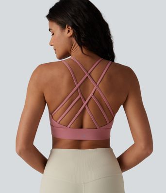Brassière de sport intégrée à maintien léger