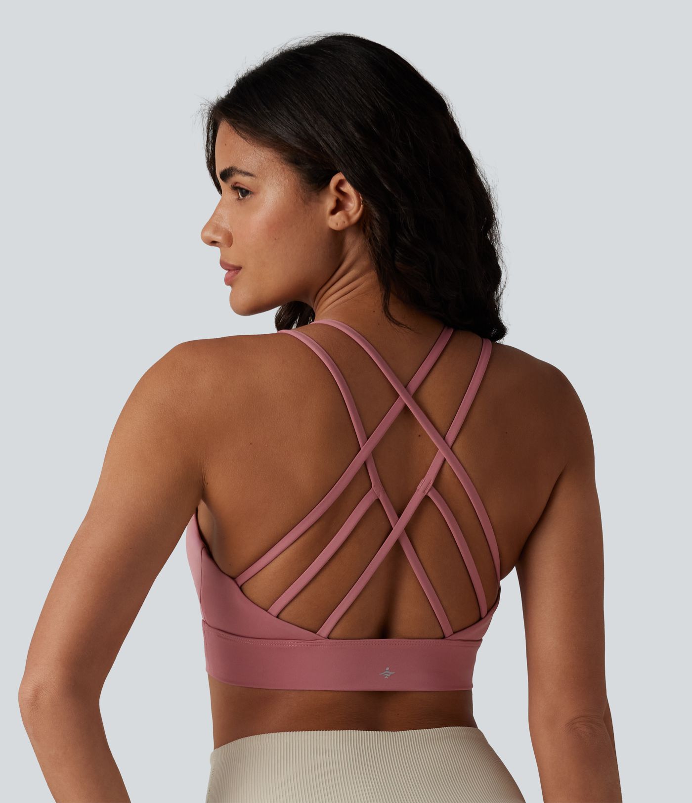 Brassière de sport intégrée à maintien léger