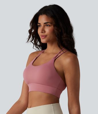 Brassière de sport intégrée à maintien léger