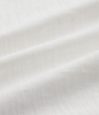Round Neck Short Sleeve Relaxed Yoga Slubbed Cotton Sports Top