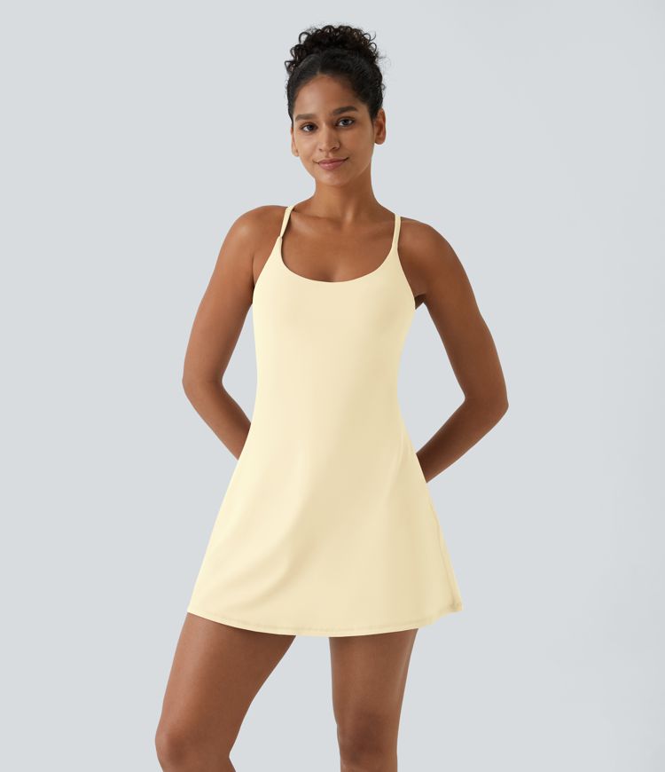 Softlyzero™ Plush Backless Active Dress-Easy Peezy Edition