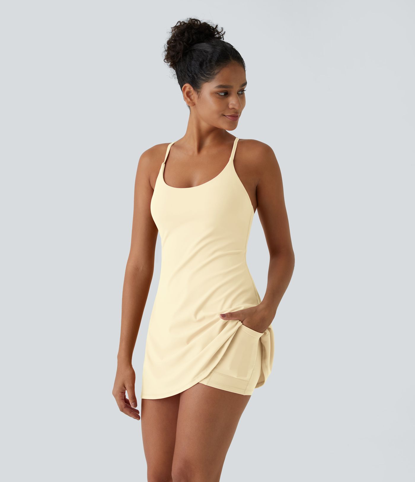 Softlyzero™ Plush Backless Active Dress-Easy Peezy Edition