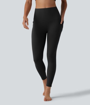 Halara UltraSculpt™ Ribbed High Waisted Tummy Control Yoga Leggings with Pockets Halara UltraSculpt™ Ribbed High Waisted Tummy Control Yoga Leggings with Pockets