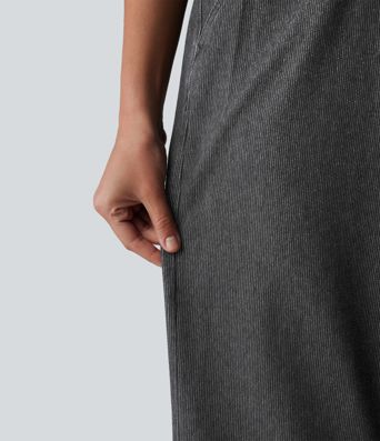 Halara Flex™ Low Rise Drawstring Wide Leg Sparkle Casual Sweatpants Jeans with Pockets