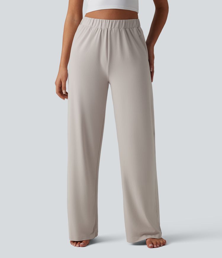 High Waisted Baggy Lounge Pants