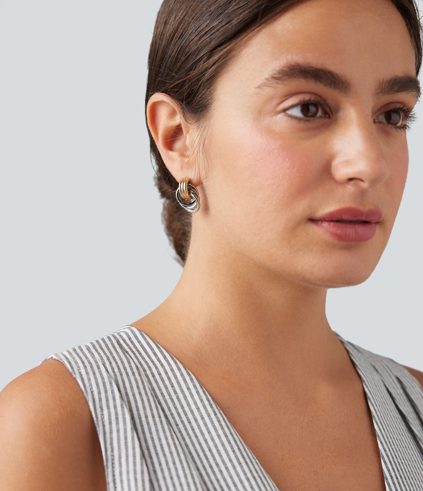 Tiered Hoop Earrings