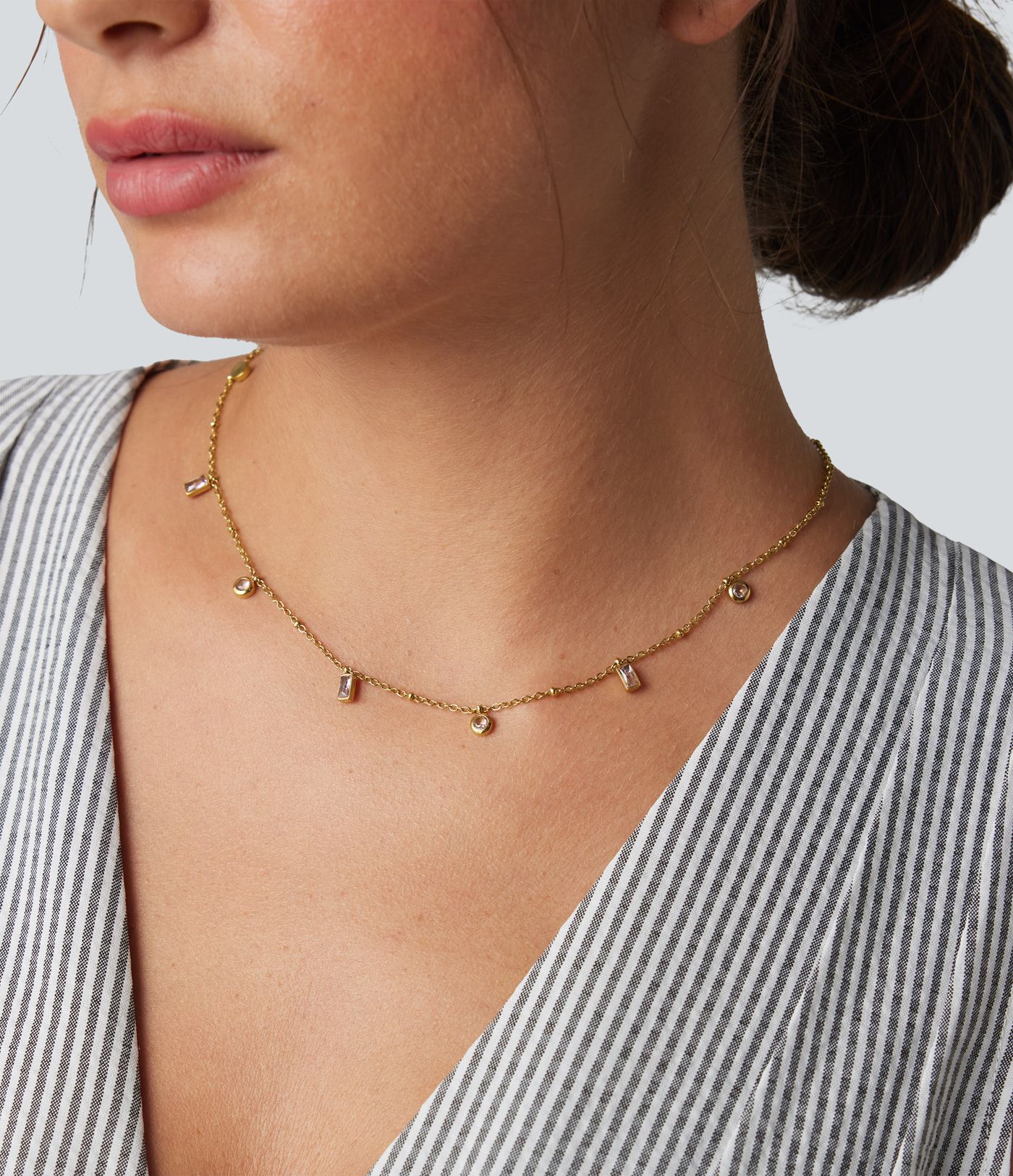 Collier simple en acier inoxydable