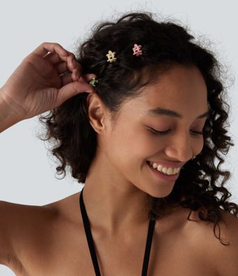 Mini Floral Claw Clips 40 Pcs