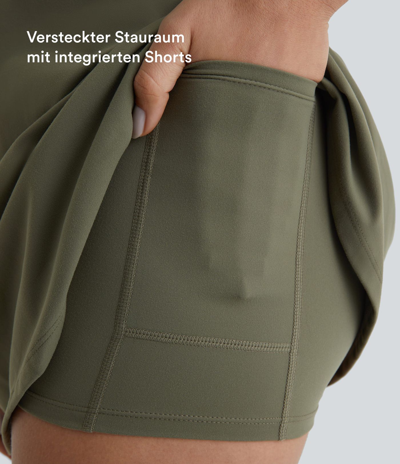 SoftlyZero™ Plush - 2-in-1 Minikleid mit Seitentaschen - DD-F Cups