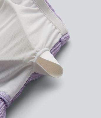 Halter Tie Back Built-in Bra Lettuce Trim Tank Top