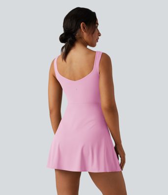 SoftlyZero™ Airy 2-in-1 Cool Touch Mini Tennis Active Dress with Pocket-Easy Peezy Edition-UPF50+