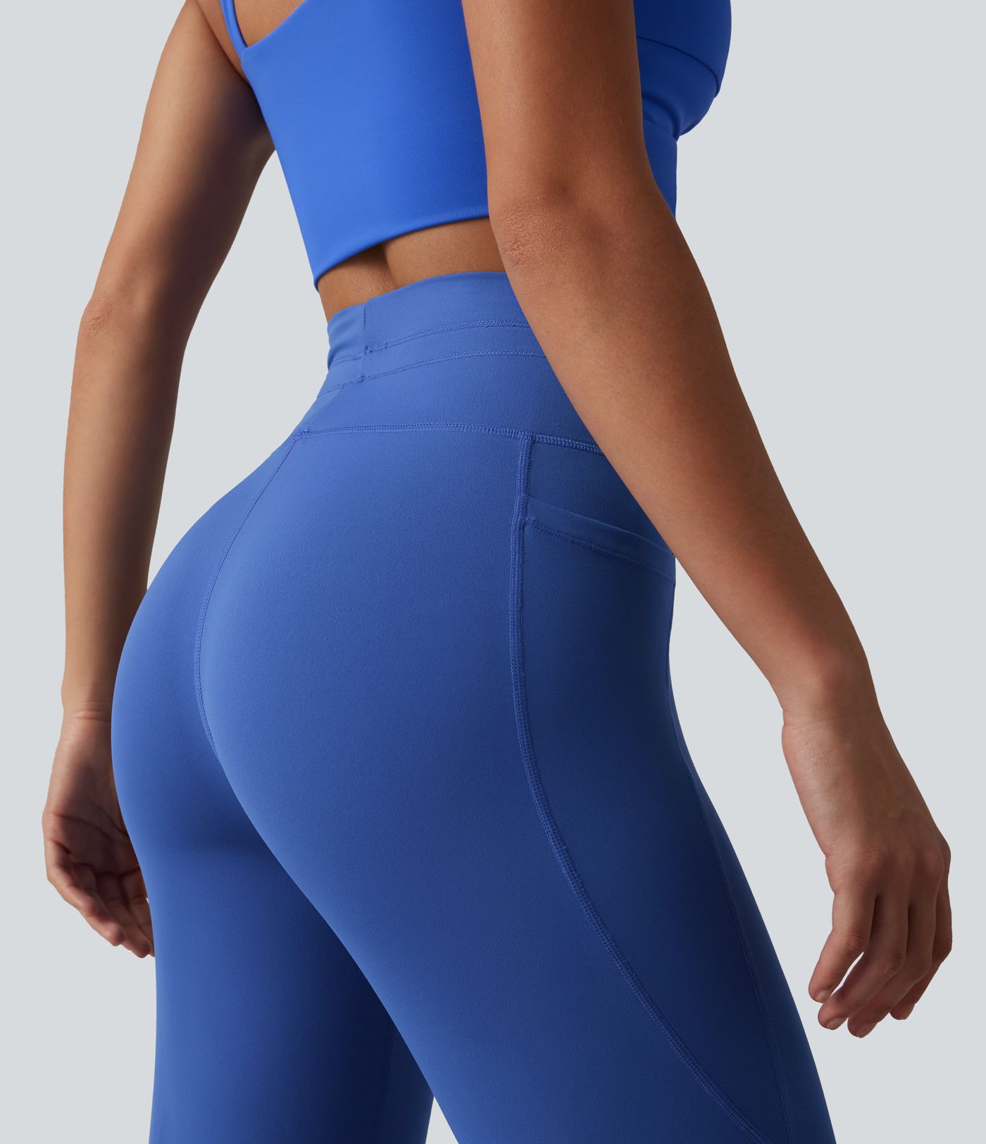 Pantalon de danse SoftlyZero™ taille haute à cordon de serrage et poches - Protection solaire UPF50+