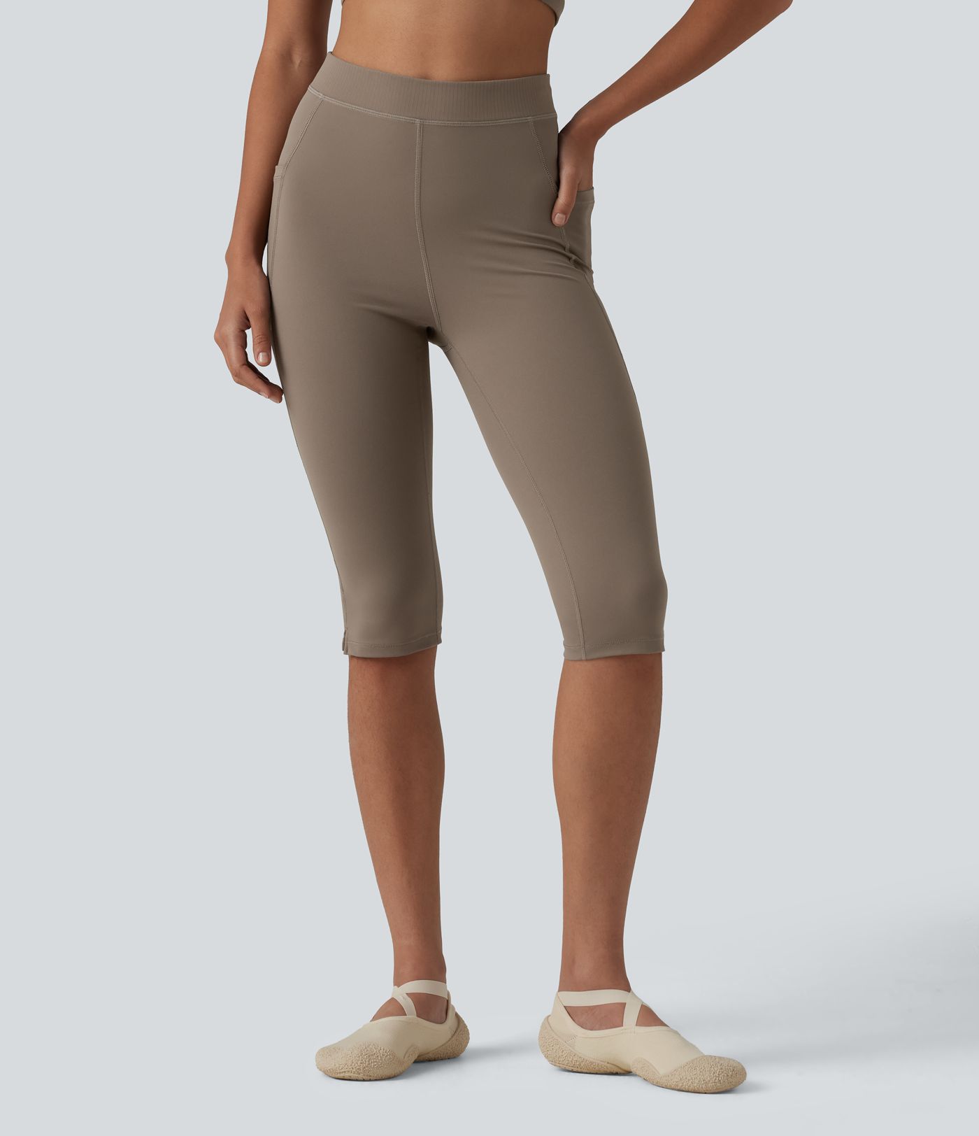 Halara UltraSculpt™ High Waisted Pedal Pusher Yoga Leggings with Pockets