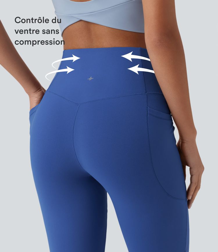 Jogging ballon danse SoftlyZero™ taille haute gainant avec poches