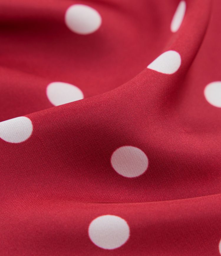 Foulard carré à pois