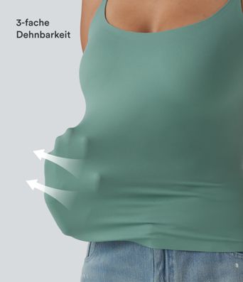 Lässiges Tanktop mit Rundhalsausschnitt und integriertem BH - B-E Cups