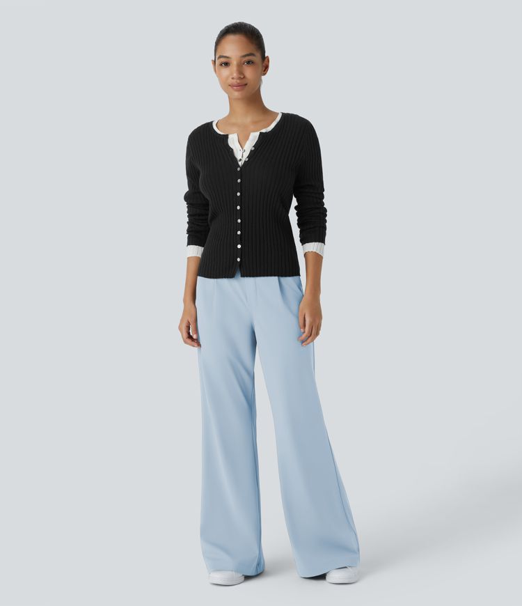 Halara Flex™ DayStretch High Waisted Pocket Work Flare Pants