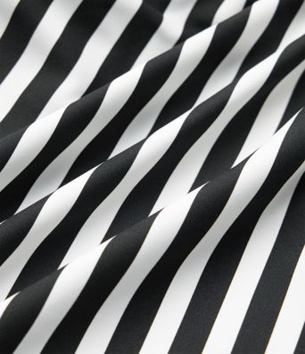 Low Rise Ruched Stripes Resort Baggy Shorts with Pockets