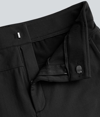 High Waisted Herringbone Golf Skinny Trousers with Pockets