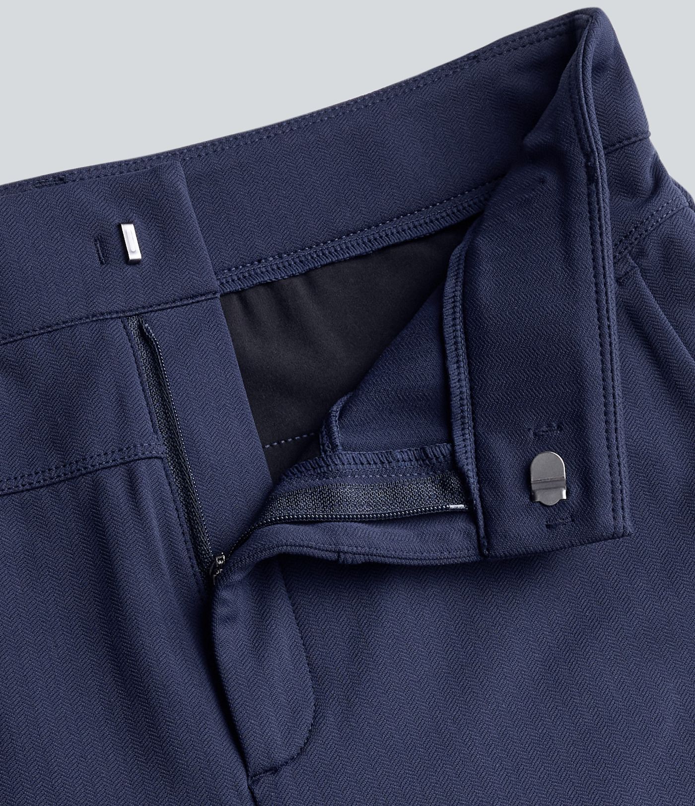 Pantalon skinny taille haute à chevrons pour le golf avec poches