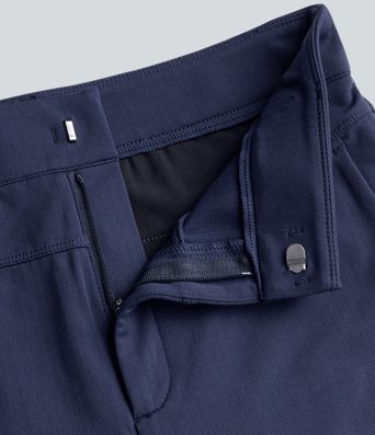 Pantalon skinny taille haute à chevrons pour le golf avec poches