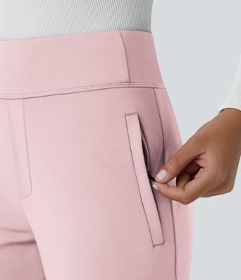 Halara Flex™ DayStretch Mid Rise Side Zipper Pocket Work Flare Pants