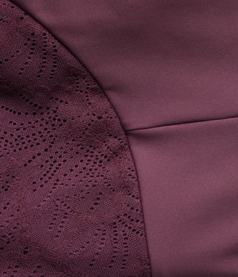 Softlyzero™ Airy - Lässiges Minikleid mit Kontrastspitze, Bindeband hinten und Cool-Touch