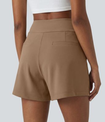 Short de travail large taille haute DayStretch avec poches