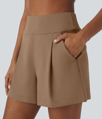 Short de travail large taille haute DayStretch avec poches