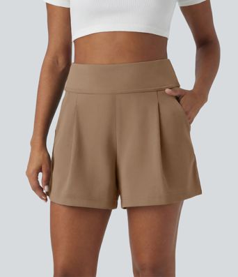 Short de travail large taille haute DayStretch avec poches