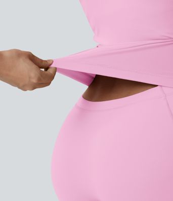 SoftlyZero™ Airy Backless Twisted Cool Touch Dance Active Dress-Easy Peezy Edition DD-F Cups