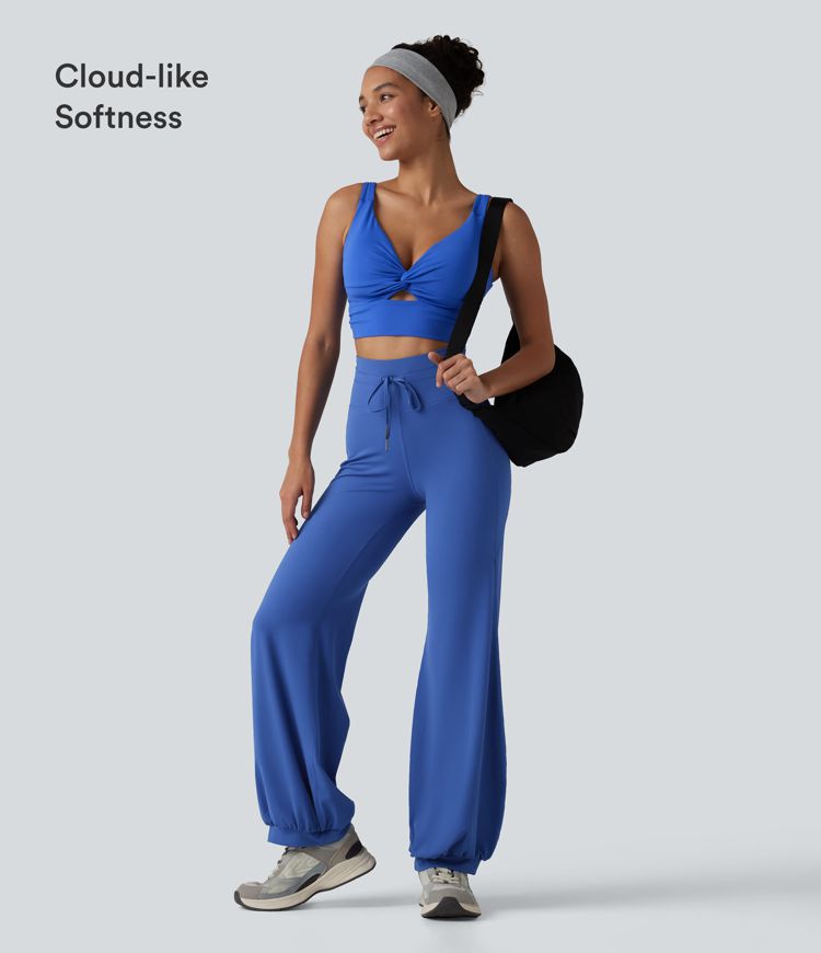 SoftlyZero™ - Ballon-Tanzhose mit hohem Bund, Seitentaschen und Kordelzug - UPF50+