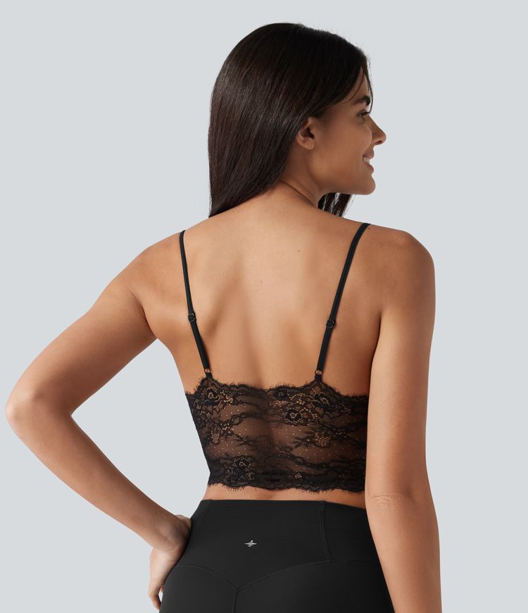 OneForm Seamless Flow Low Support Contrast Lace Casual Sports Bra