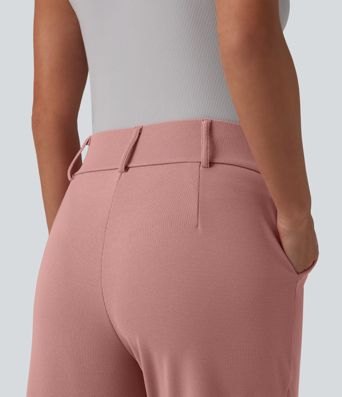 Halara Flex™ High Waisted Tapered Waffle Work Pants with Pockets