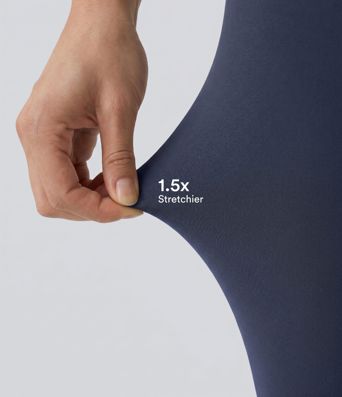 Halara UltraSculpt™ High Waisted Anti-Roll Tummy Control Shaping Yoga 7/8 Leggings with Pockets