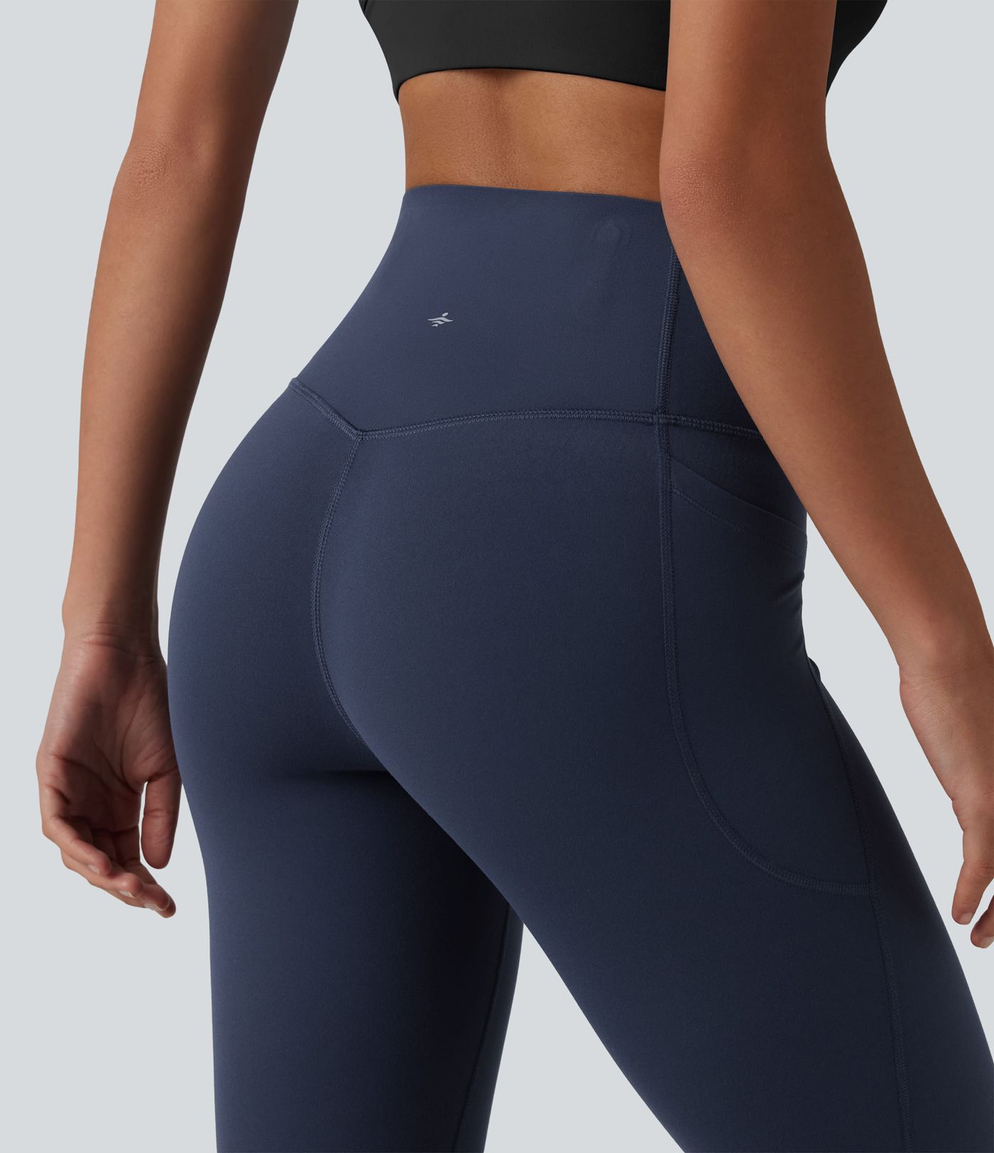 Halara UltraSculpt™ High Waisted Anti-Roll Tummy Control Shaping Yoga 7/8 Leggings with Pockets