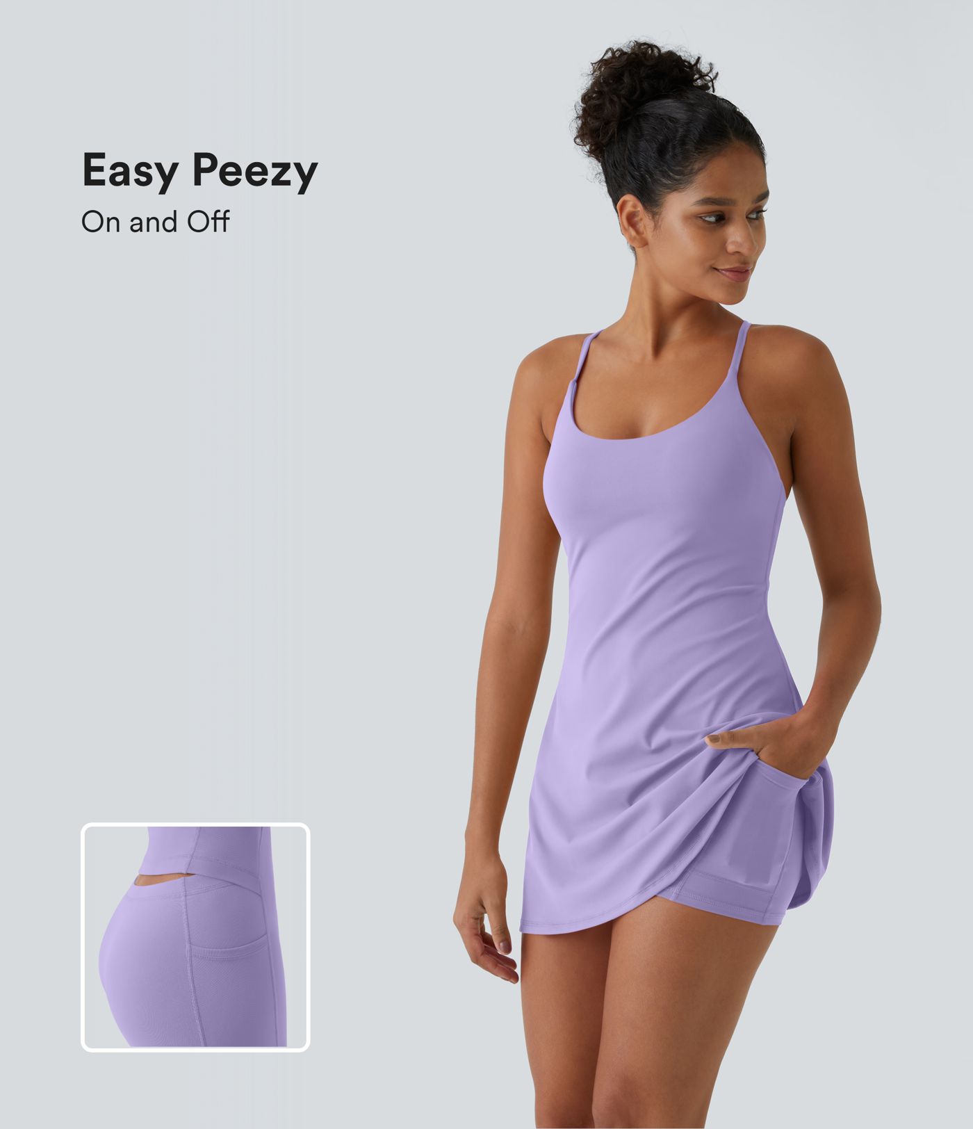 SoftlyZero™ Plush Backless Active Dress-Easy Peezy Edition