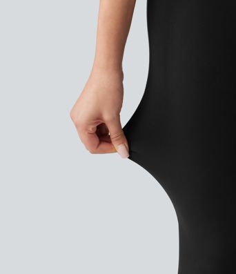 Halara UltraSculpt™ V-Shaped High Waisted Contrast Lace Bootcut Yoga Leggings with Pockets