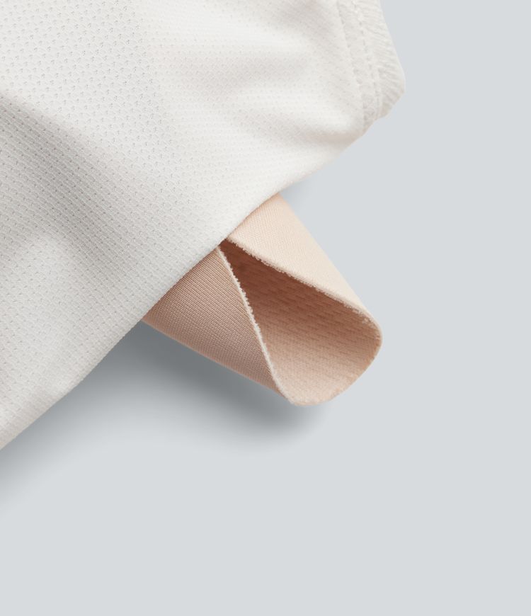 Ruched Drawstring Built-in Bra Eyelet Casual Tank Top