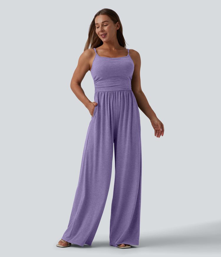open lace back dress Purple Meredith Halter Romper  Lisa Dean Boutique