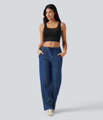 OneForm Seamless Flow Scoop Neck U-back Built-in Bra Casual Tank Top
