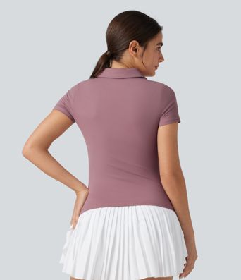 Short Sleeve Cool Touch Quick Dry Golf Sports Top-UPF50+