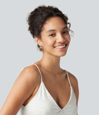 Beaded Hoop Earrings 