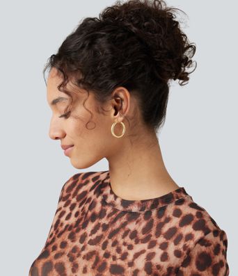 Copper Hoop Earrings