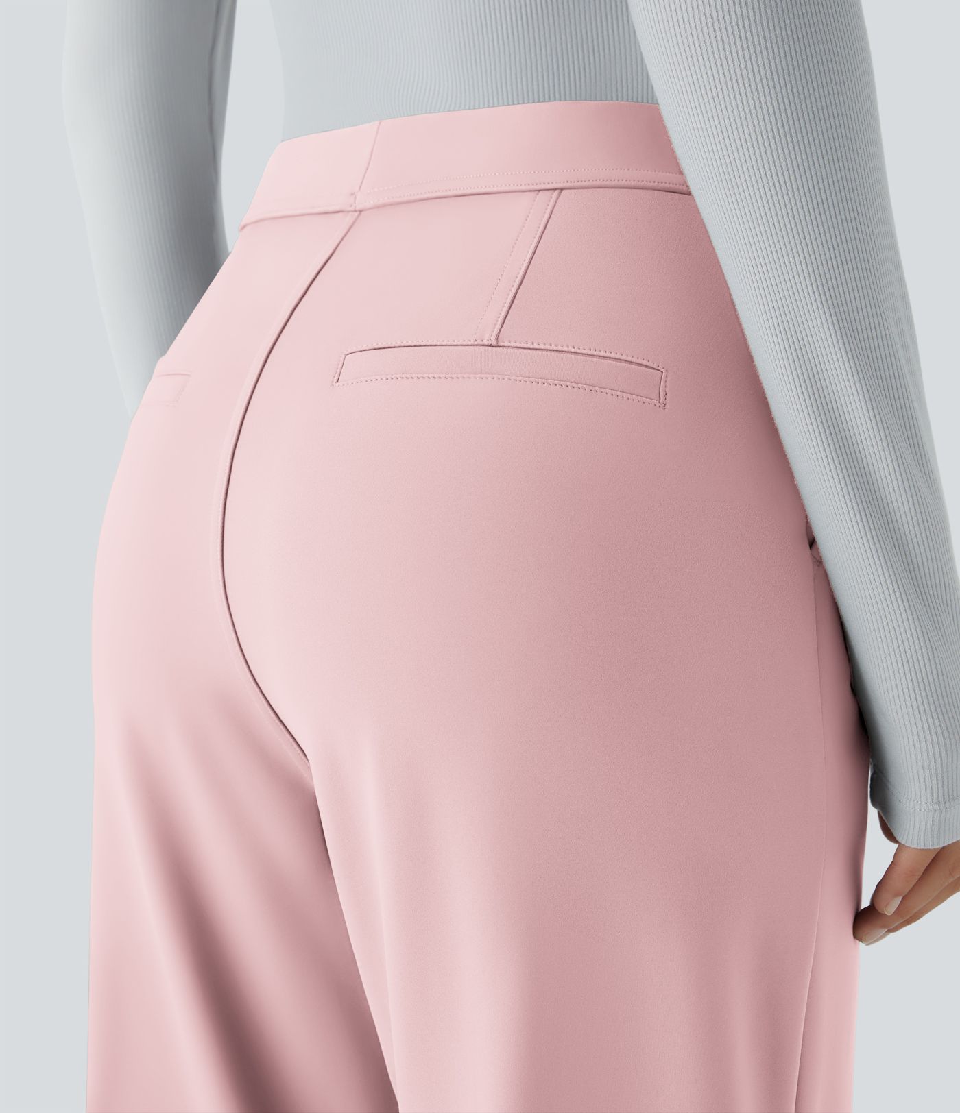 Pantalon tailleur évasé taille haute Halara Flex™ DayStretch avec poches