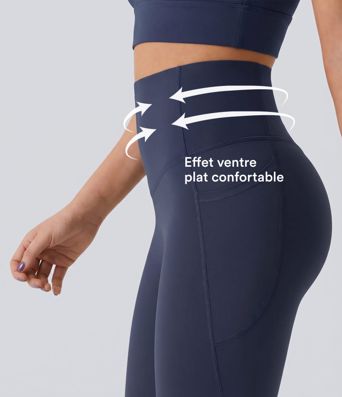 Legging de yoga 7/8 Halara UltraSculpt™ taille haute, gainant et anti-roulis, avec poches